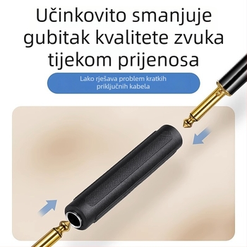 Art makers dvostrani 6.5 mm ženski adapter za glazbene instrumente
