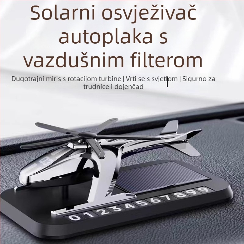 Automobilska aromaterapijska dekoracija – metalni držač parfema, 5–10 ml, Osmanthus i Ocean miris, oslobađanje 16–30 dana