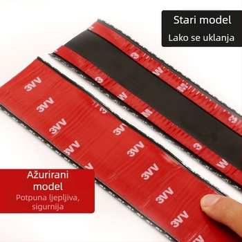 Automobilska traka za prag, Delano PVC, karbonski uzorak, model 08