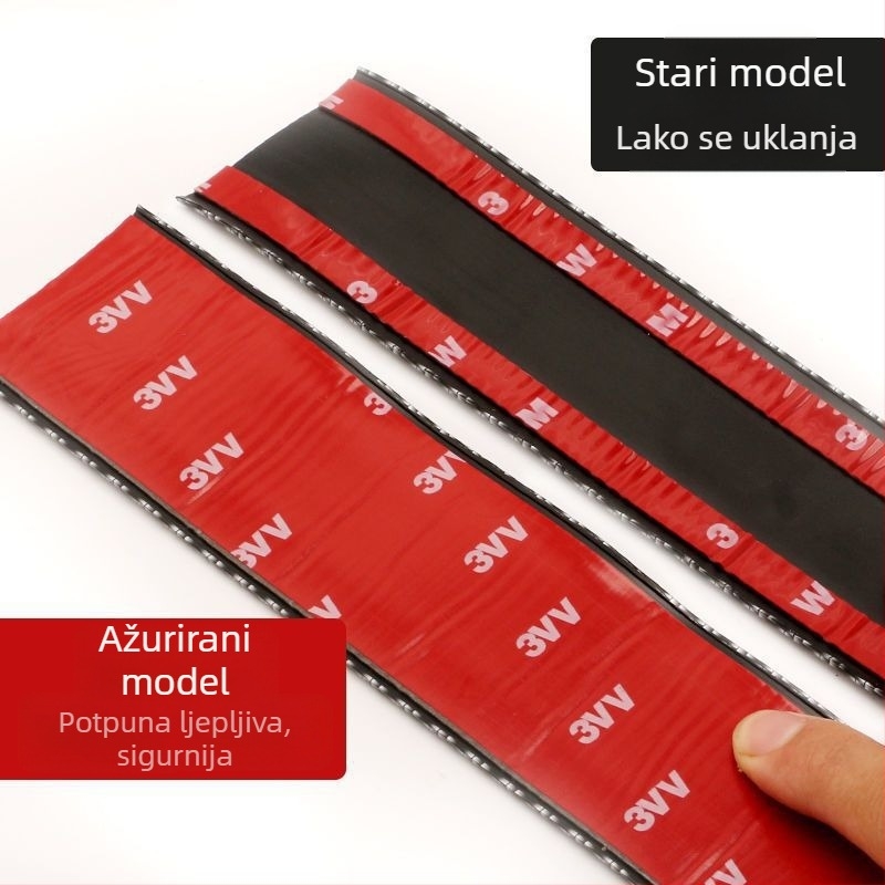 Automobilska traka za prag, Delano PVC, karbonski uzorak, model 08