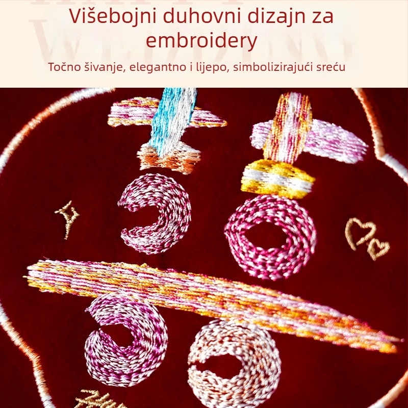 Vjenčano ogledalo za šminkanje, set od dva komada - debeli PP plast, poklon kutija, Fireworks branda, za vjenčanje