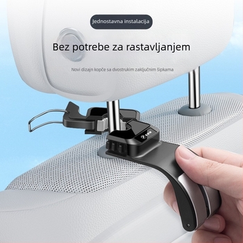 Kuka za automobilsku SJEDALICU, VIŠENAMJENSKI DIZAJN SA OSMIJEHOM, SKRIVENA POHRANA IZA SJEDALA (ABS • Marka: H.c • Tisak loga: Da • Prilagodba: Da)