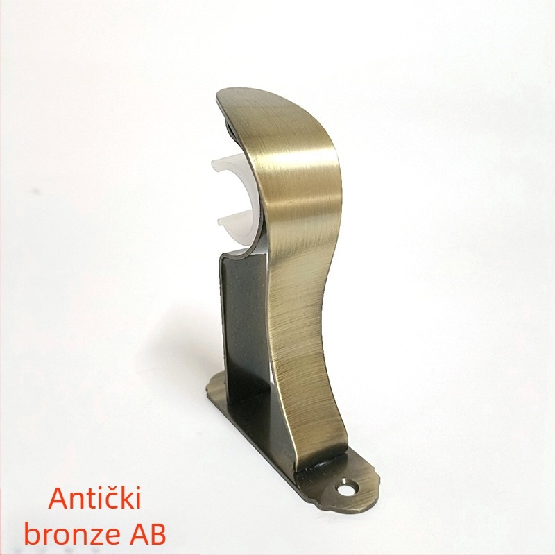 Koncne kapice za zavjesu šipke, željezni konusni vrh, za Romsku šipku i kliznu tračnicu, moderan minimalistički stil, prilagodljivo