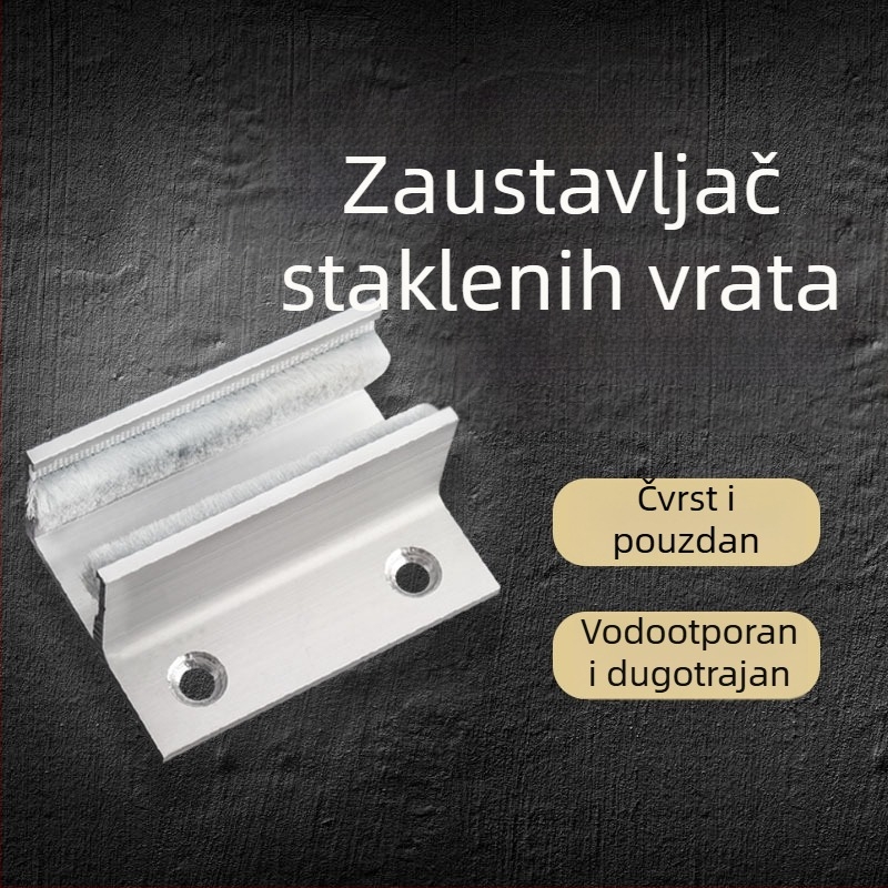 Pozicioner za klizna vrata tuš kabine – stopper za staklena vrata, aluminijska legura, Payon, moderni minimalistički stil