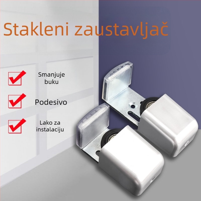Pozicioner za klizna vrata tuš kabine – stopper za staklena vrata, aluminijska legura, Payon, moderni minimalistički stil