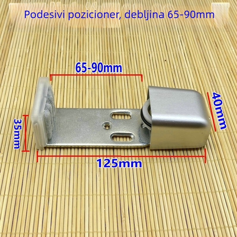 Pozicioner za klizna vrata tuš kabine – stopper za staklena vrata, aluminijska legura, Payon, moderni minimalistički stil