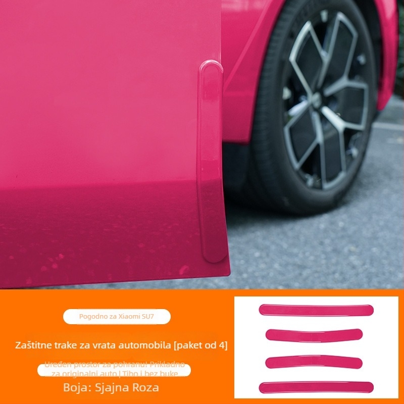 Antikolizijska traka za vrata za Su7, plastična zaštitna traka za rubove i karoseriju, kompatibilno sa Su7