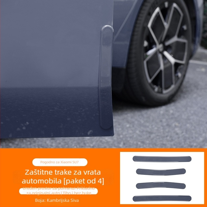 Antikolizijska traka za vrata za Su7, plastična zaštitna traka za rubove i karoseriju, kompatibilno sa Su7