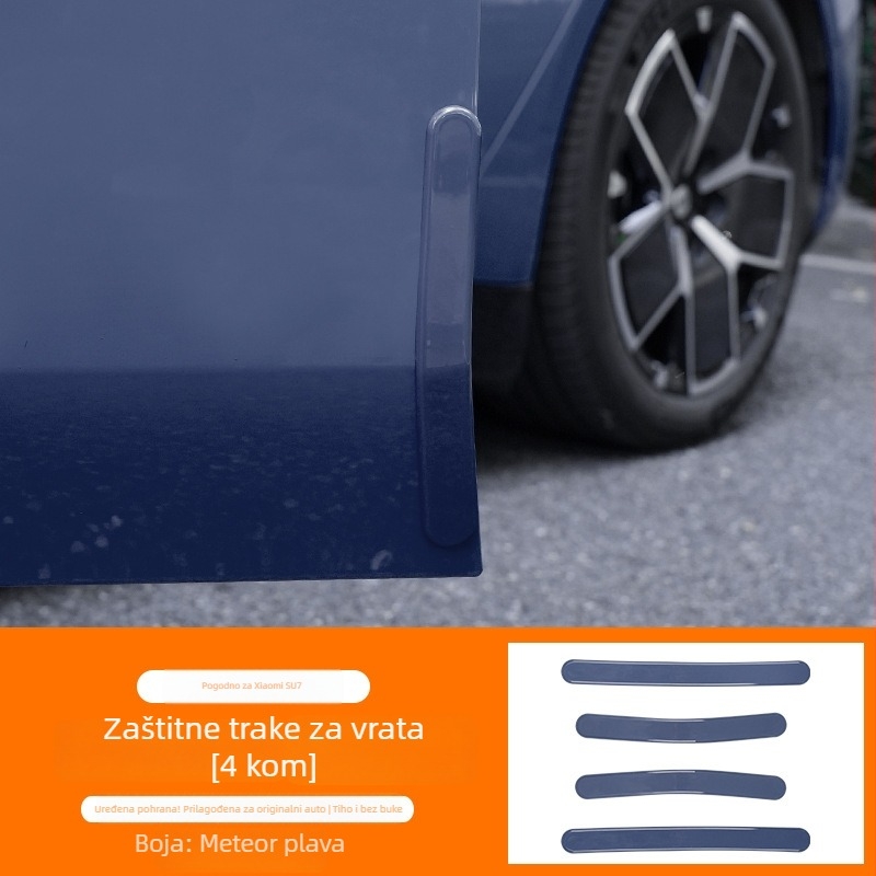 Antikolizijska traka za vrata za Su7, plastična zaštitna traka za rubove i karoseriju, kompatibilno sa Su7