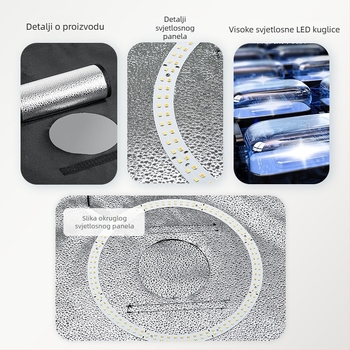 DY kompaktno foto-studio s tkaninom za nježno svjetlo, sklopiva kutija za osvjetljenje