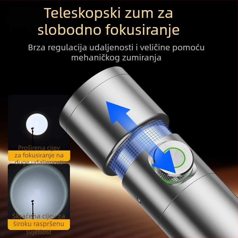 M10 Imaging Flashlight – Svjetlo za ispunu fotografije, nehrđajući čelik, težina 412 g, nosivost ispod 2 kg