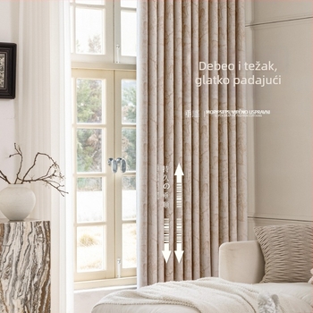 Jacquard Chenille zavjesa - Potpuna zatamnjenja 90–100% - Amerikanski stil, Model 322 Nara Deer (Materijal: Chenille; Izrada: Žakard; Zatamnjenje: 90–100%; Prostori: Dnevni boravak, Spavaća soba, Radna soba, Blagovaonica)