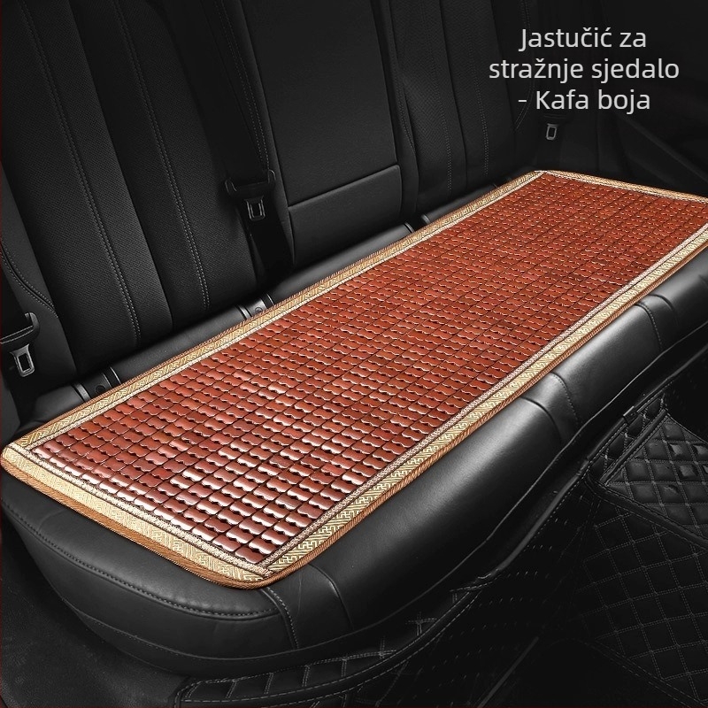 Yiju set auto sjedalica – površina od bambusovih pločica, ljetno hlađenje Ice Pad, ventilacija, trodjelna paketa za automobil s pet mjesta