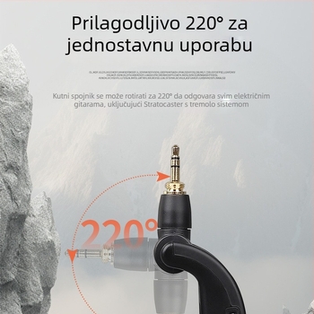 Bežični audio transceiver za glazbene instrumente – Meieark E207, ugrađena baterija 300-500 mAh, trajanje 8-12 sati, SNR ≥ 85 dB, Bluetooth 1.2