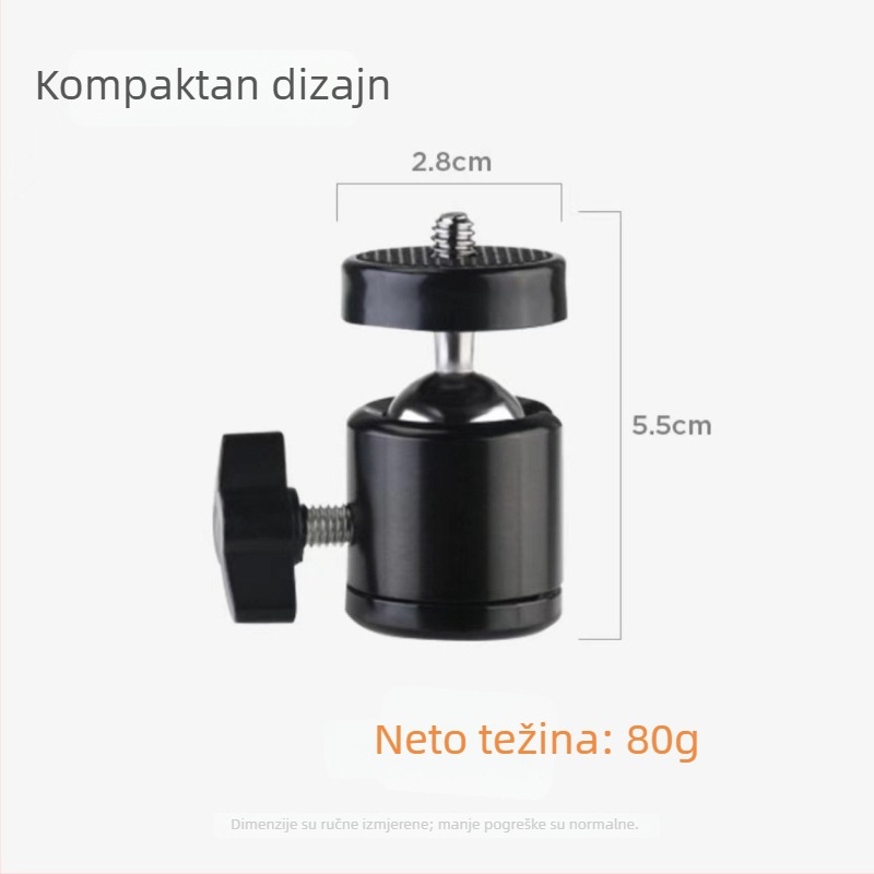 Tripod/PTZ Shenyi sy-016, aluminijska legura, maksimalno opterećenje ispod 2 kg, pogodno za live selfie
