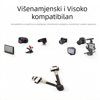 SD-F11 Aluminijski univerzalni brzi nosač za monitor Micro SLR; nosivost 2–5 kg; pogodan za rasvjetu, monitor i mikrofon