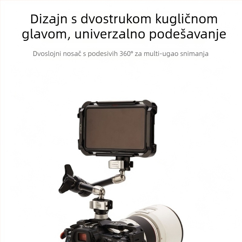 SD-F11 Aluminijski univerzalni brzi nosač za monitor Micro SLR; nosivost 2–5 kg; pogodan za rasvjetu, monitor i mikrofon