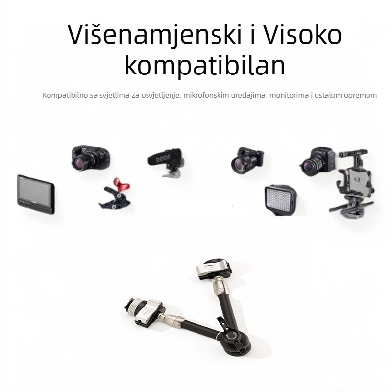 SD-F11 Aluminijski univerzalni brzi nosač za monitor Micro SLR; nosivost 2–5 kg; pogodan za rasvjetu, monitor i mikrofon