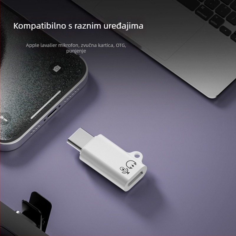 BC Apple OTG adapter za Apple slušalice – model apple otg, licencirana privatna oznaka