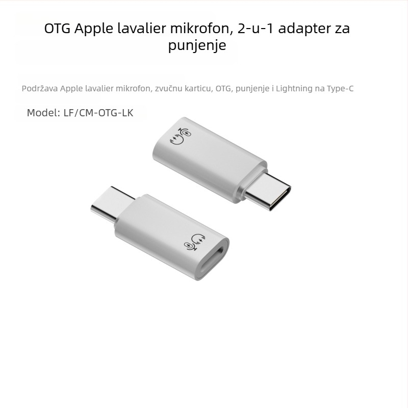 BC Apple OTG adapter za Apple slušalice – model apple otg, licencirana privatna oznaka