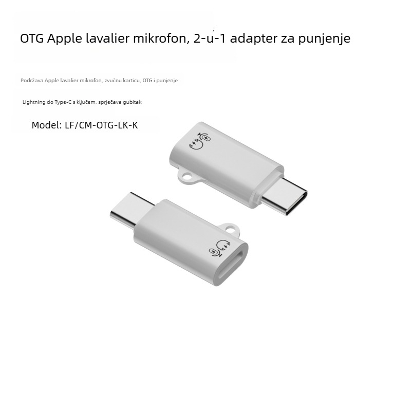 BC Apple OTG adapter za Apple slušalice – model apple otg, licencirana privatna oznaka