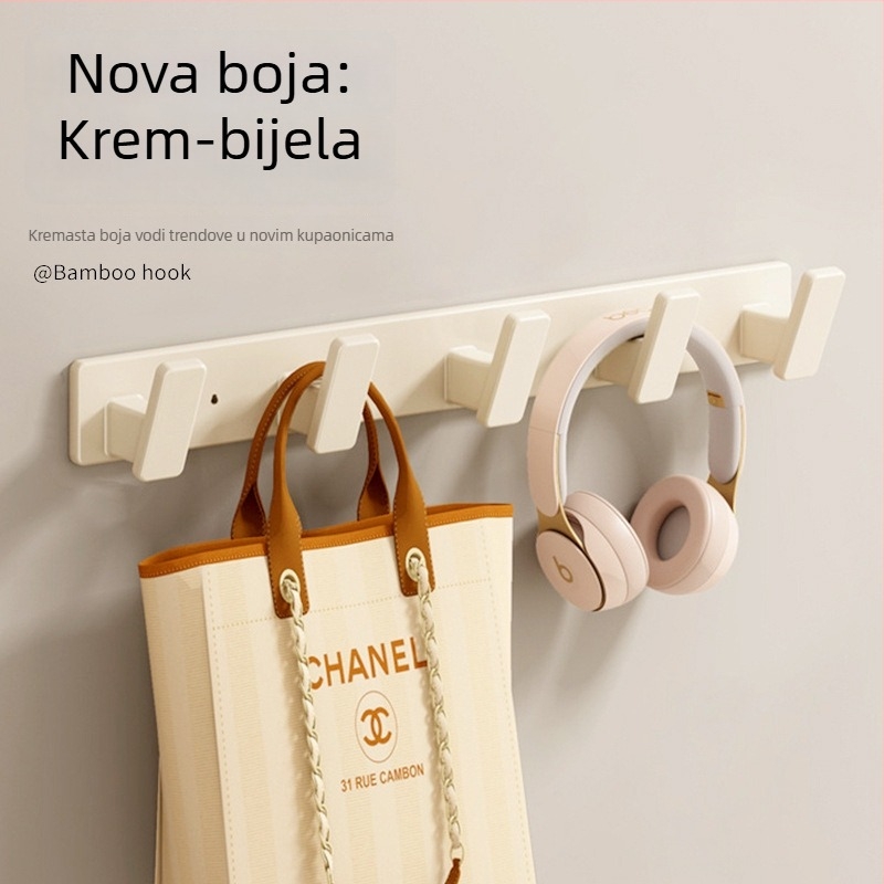 Zidna vješalica za odjeću, Model 9126, Materijal: Space aluminum, Završna obrada: sprej plastika, Za vješanje stvari, Stil: Moderni minimalistički