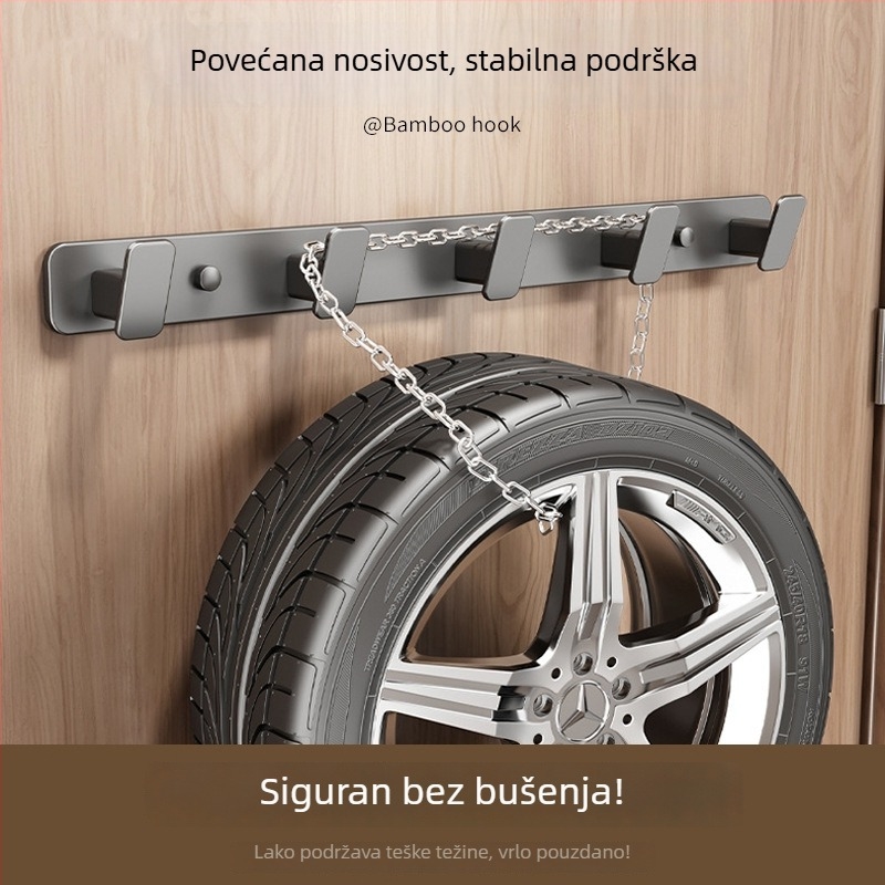 Zidna vješalica za odjeću, Model 9126, Materijal: Space aluminum, Završna obrada: sprej plastika, Za vješanje stvari, Stil: Moderni minimalistički