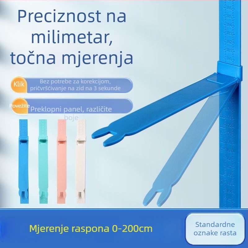 Drveni zidni naljepnica za mjerenje visine djece, samoljepljiva, vodootporna, boemski stil, zidna naljepnica sa ogledalom, 2 komada