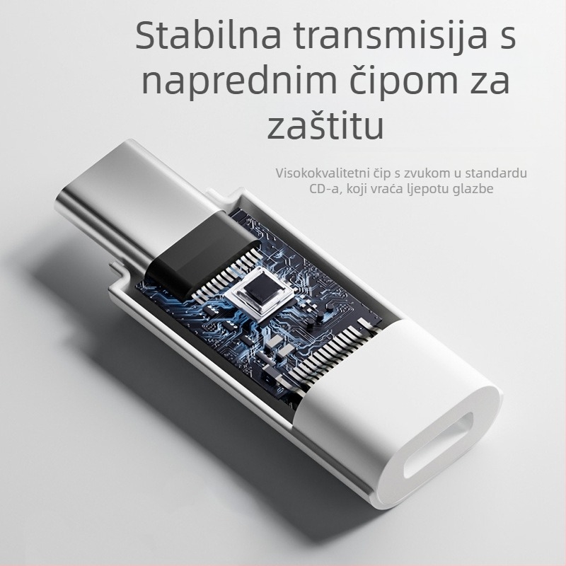 Pinyue T67 USB-C na Lightning audio adapter za iPhone 15