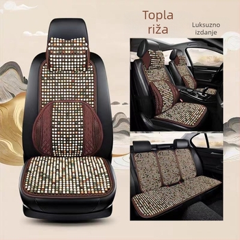 Bodhi jastuk za sjedenje u automobilu, jednodelni, prozračan masažni naslon za leđa, hladan i udoban.