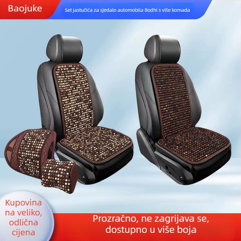 Bodhi jastuk za sjedenje u automobilu, jednodelni, prozračan masažni naslon za leđa, hladan i udoban.