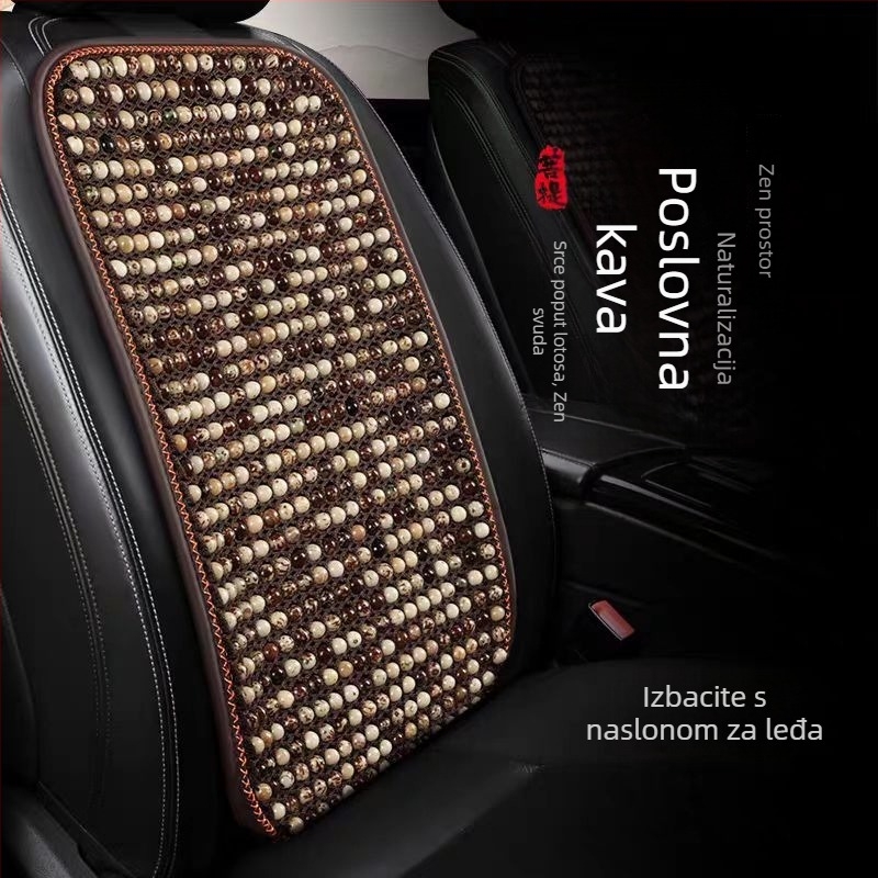 Bodhi jastuk za sjedenje u automobilu, jednodelni, prozračan masažni naslon za leđa, hladan i udoban.