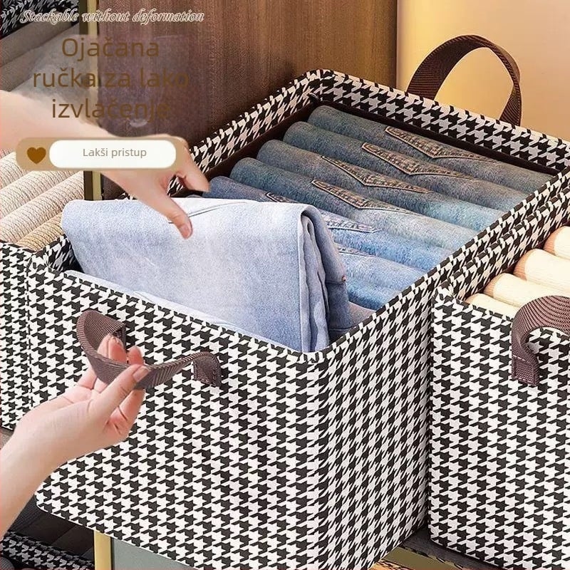 Kutija za pohranu donjeg rublja – sklopiva, netkani materijal, kapacitet 43 L, bez montaže