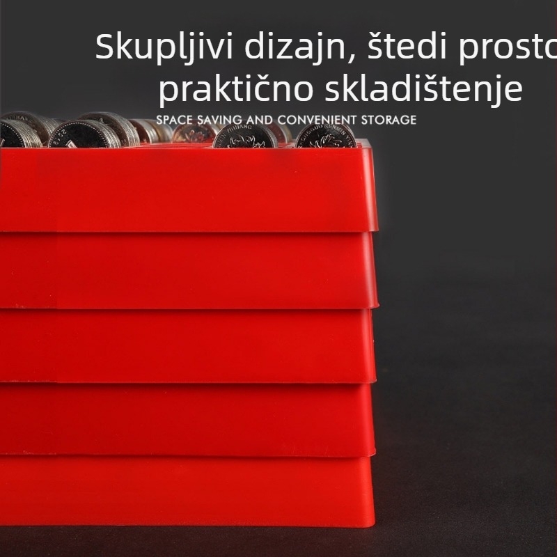Kutija za pohranu novčića, PP plast, kutija za brojanje novčića