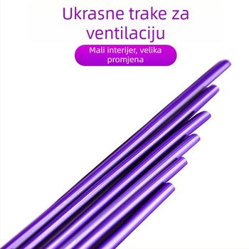 Klip za dekorativnu traku klime automobila – kromirana dekorativna traka, PVC mekano ljepilo, univerzalna kompatibilnost, mogućnost privatne marke, Shun Wei