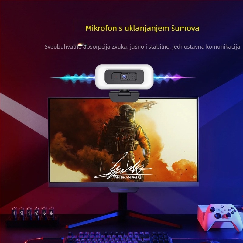 Pametna PTZ USB kamera, 4K 3840x2160, 30fps, automatsko fokusiranje, ugrađeni mikrofon, bez drajvera