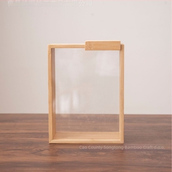 Drvena stolna kutija za skladištenje s kliznim poklopcem za žitarice, grah, rižu i zobene pahuljice | Model: h54 • Materijal: Drvo • Stil: moderni minimalistički • Funkcija: sortiranje hrane • Mogućnost prilagodbe logotipa