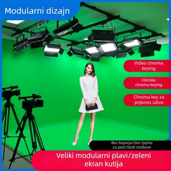 Modularna pozadina zida za virtualni studio od ABS inženjerskih plastika, idealno za fotografiranje proizvoda