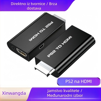 PS2 na HDTV pretvarač, 480i, audio i video, kabel duljine 0,8 m, kompatibilan s PS2