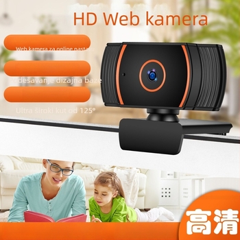 HD USB web kamera s autofokusom za računalo, ugrađeni mikrofon, 8 MP senzor, 1600x1200 @ 30fps, bez upravljača
