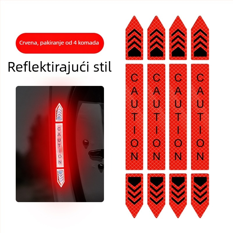 Zaštitna traka za vrata automobila s reflektirajućim uzorkom — Diamond Reflective Paste serija, samoljepljiva traka za karoseriju, prilagodljivo