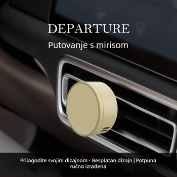 Automobilski aromatizator s klipom za ventilaciju • metalno kućište • 50–100 ml • Musk Xipu, Elan • dekoriranje, aromatiziranje, uklanjanje mirisa • trajanje isparavanja >90 dana