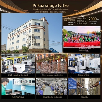 Automobilski aromatizator s klipom za ventilaciju • metalno kućište • 50–100 ml • Musk Xipu, Elan • dekoriranje, aromatiziranje, uklanjanje mirisa • trajanje isparavanja >90 dana