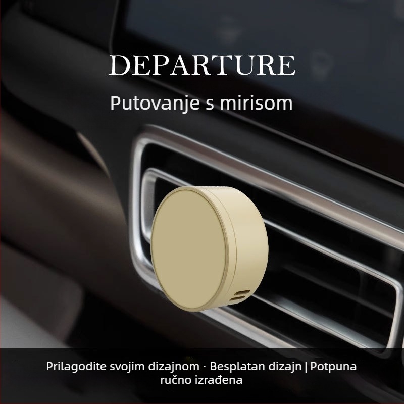 Automobilski aromatizator s klipom za ventilaciju • metalno kućište • 50–100 ml • Musk Xipu, Elan • dekoriranje, aromatiziranje, uklanjanje mirisa • trajanje isparavanja >90 dana