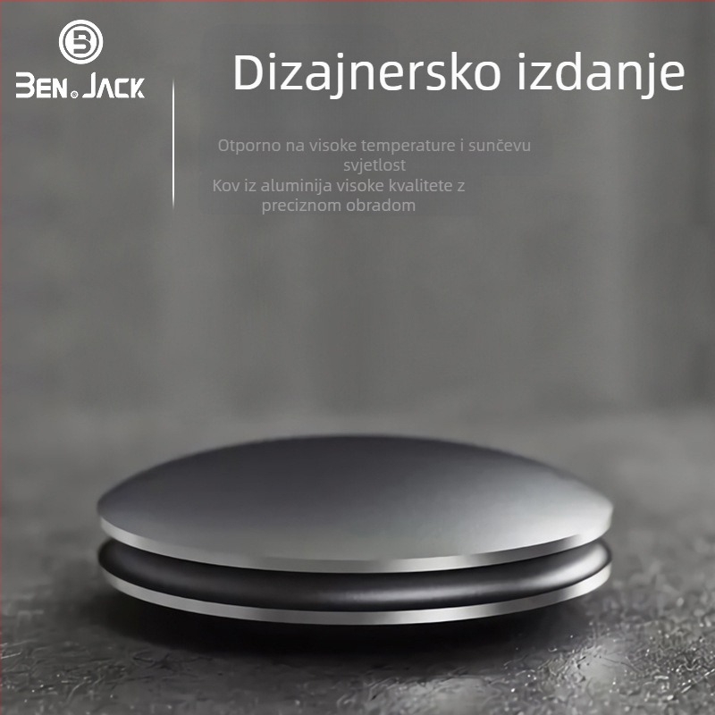 Automobilski aromaterapijski difuzor u obliku leteće posude, za montažu na sjedalo, aluminijski držač parfema, cvjetne note, prilagodljivo