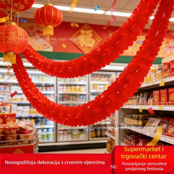 Rekvizit za uređenje prostora – plastični materijal, Tong de feima, za blagdanske dekoracije