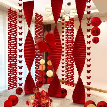 Set dekoracija prostora za vjenčanje — rekviziti od trake, marka Gong Huang, za vjenčanje