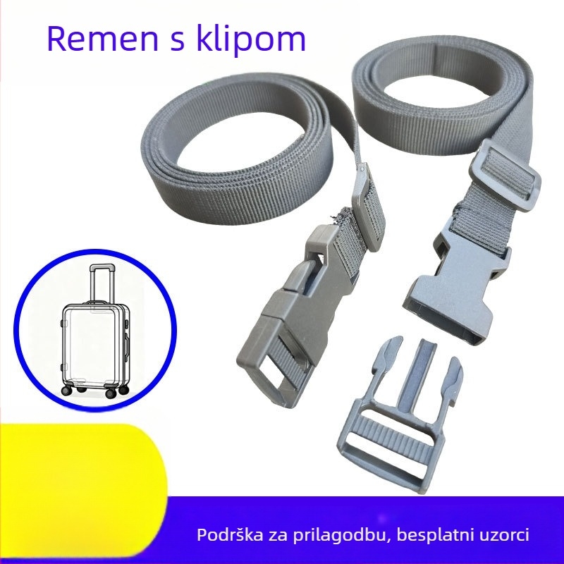 Remeni - Podesivi, višefunkcionalni kaiševi s kopčom za prtljagu i pričvršćivanje (Mješavina PP+POM)