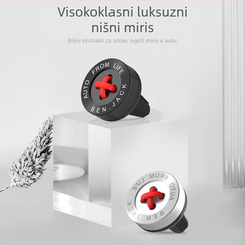 Držač parfema za automobilni izlaz zraka – čvrsti aluminijski legura, miris frezije, isparavanje 1–15 dana, postavljanje na sjedalo, dekoracija i uklanjanje mirisa