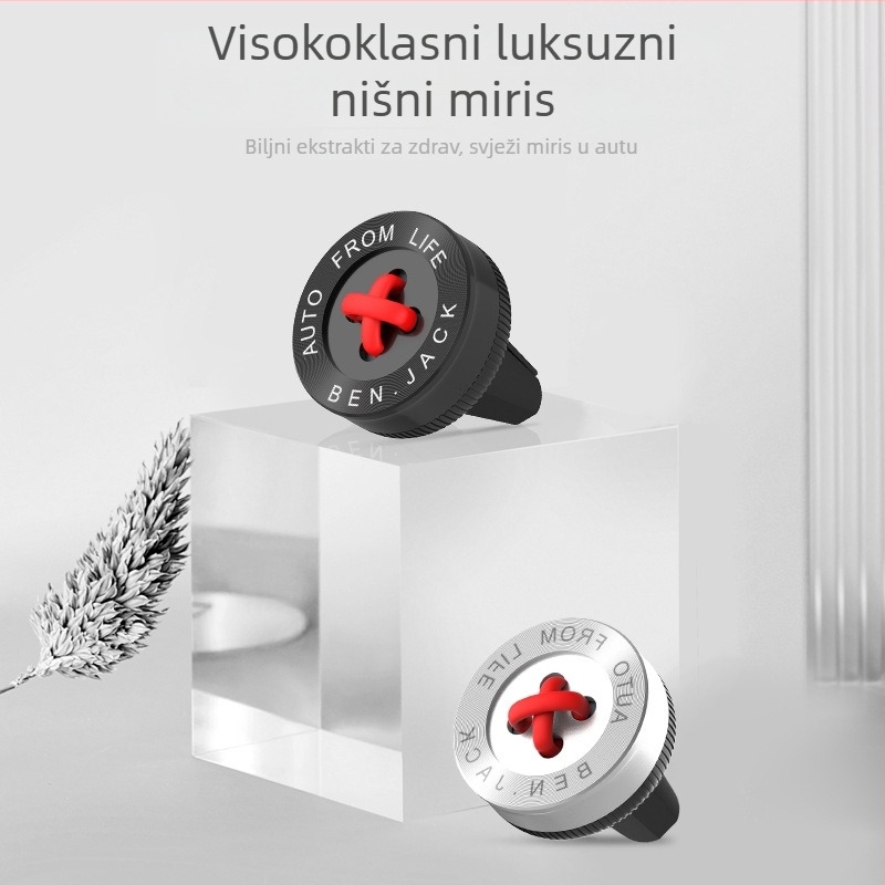 Držač parfema za automobilni izlaz zraka – čvrsti aluminijski legura, miris frezije, isparavanje 1–15 dana, postavljanje na sjedalo, dekoracija i uklanjanje mirisa